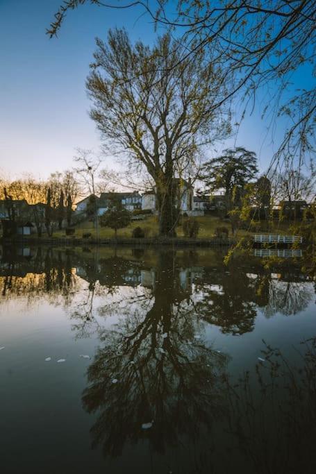 Le Chalet Du Bout Du Monde, En Bord De Riviere ! Grez-sur-Loing Exterior foto